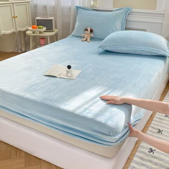 【夏娃之秀】冬季牛奶绒床笠秋冬加厚保暖 到手价¥29.90