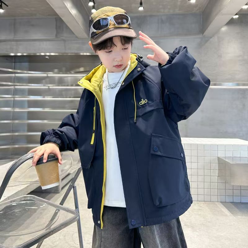 男童冬款加棉加厚外套棉服2025新款冲锋衣潮流洋气 到手价¥39.90