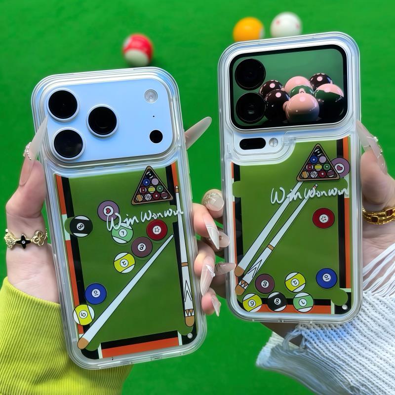 创意台球滑块适用16苹果17手机壳iPhone15promax套华为小米17潮男 到手价¥10.80