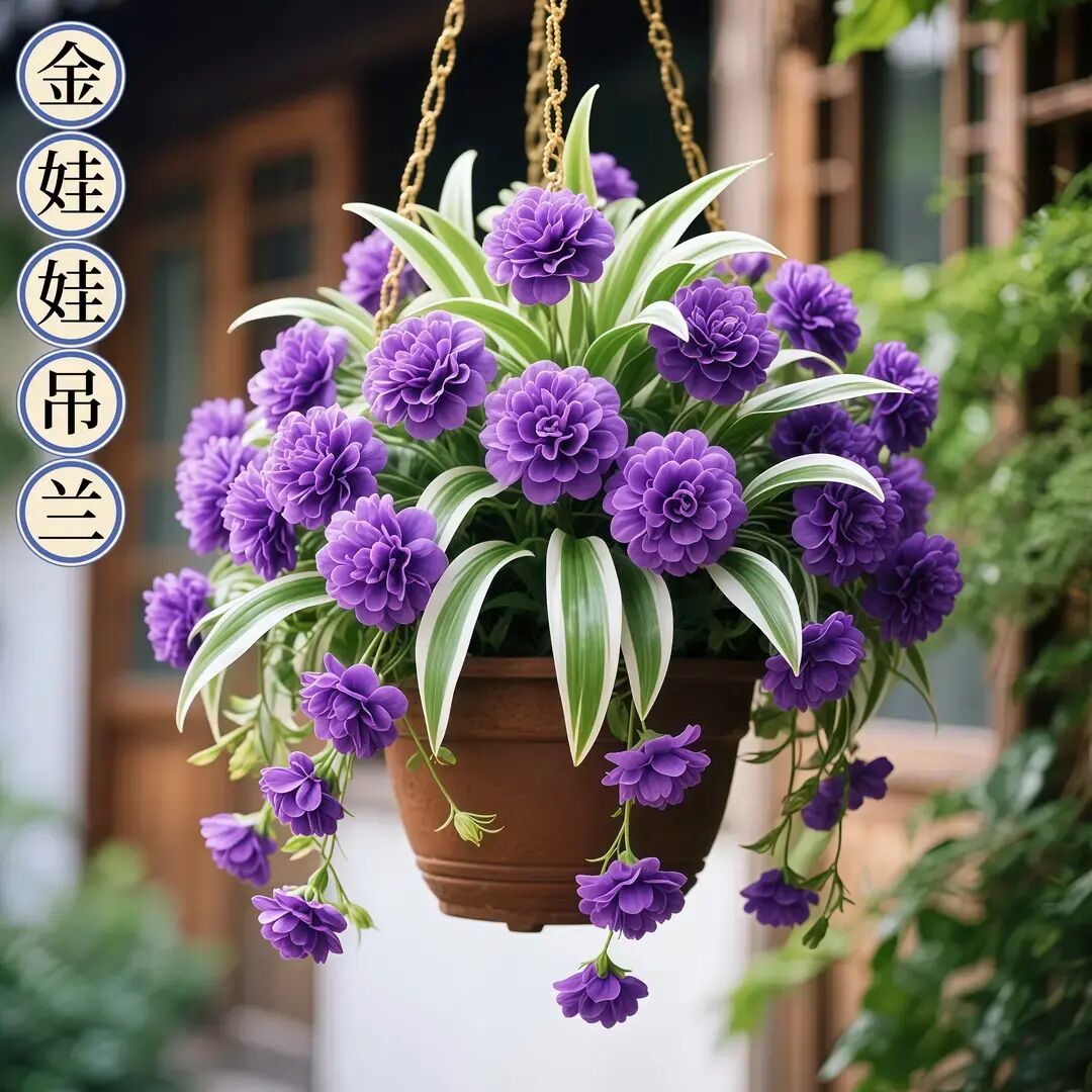 香水吊兰四季开花金娃娃大花型新手好养耐寒耐热花卉绿植盆栽种球 到手价¥5.39
