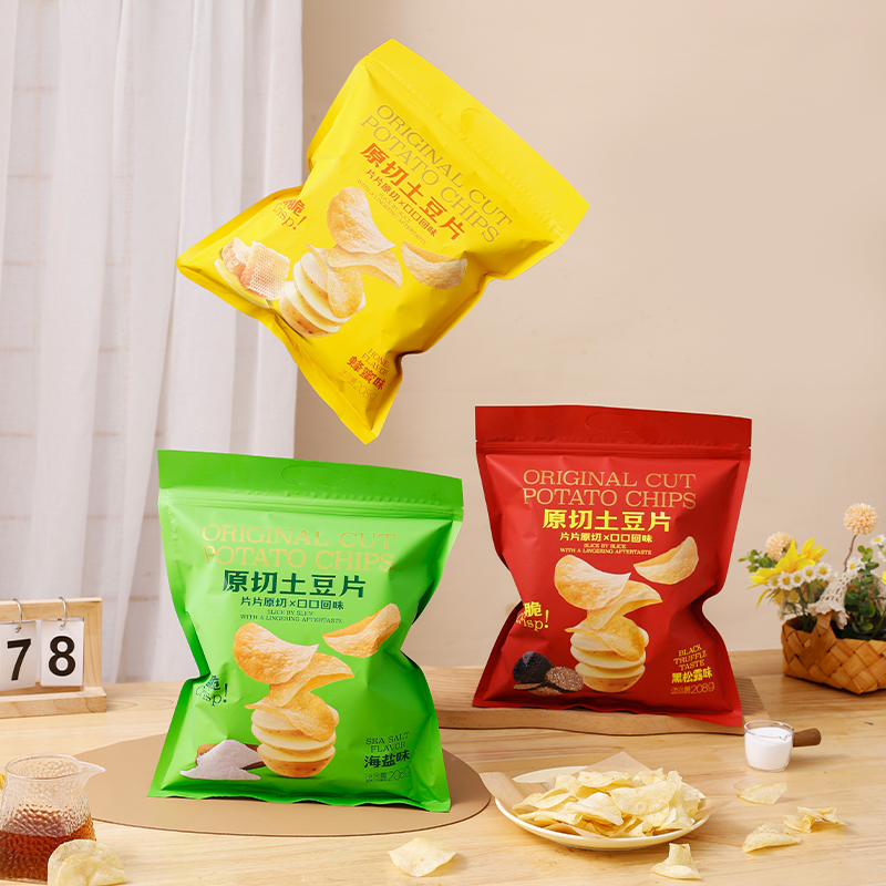 馋小智原切土豆片208g平片薯片0胆固醇追剧解馋零食黑松露味xy 到手价¥9.90