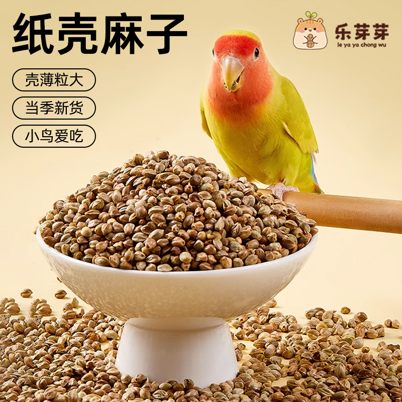 乐芽芽纸壳麻子新货精选小太阳和尚鹦鹉鸟粮玄凤牡丹零食训鸟奖励 到手价¥12.90