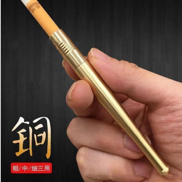 【烟火】黄铜材质 粗中细支三用 烟嘴过滤器 到手价¥6.99