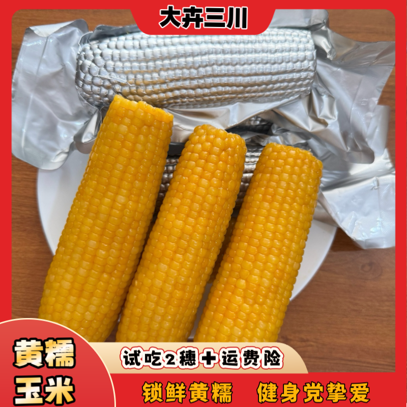 【试吃两个 - 发10根】东北头茬黄糯玉米 软糯香 微甜-M 到手价¥19.90
