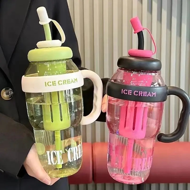 【酒姨太专属】幸运肚肚杯花茶杯骑行便携大容量水壶吸管杯双饮杯 到手价¥8.88