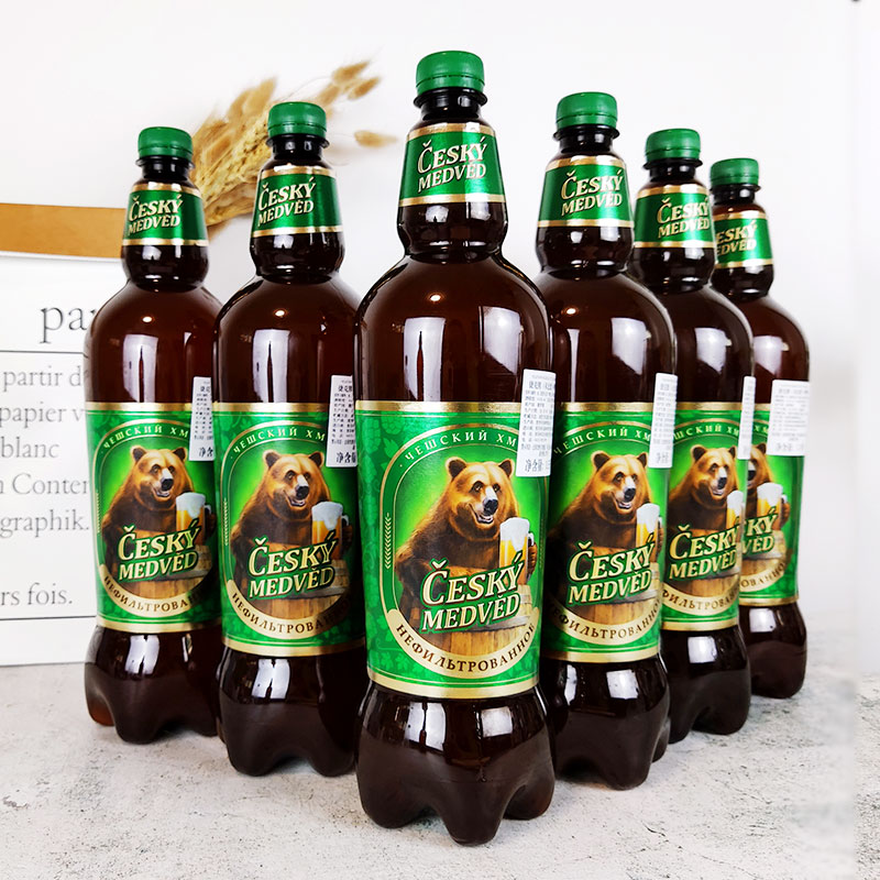 俄罗斯进口捷克熊未过滤啤酒鲜啤酒白啤酒1.35L/桶 到手价¥45.00