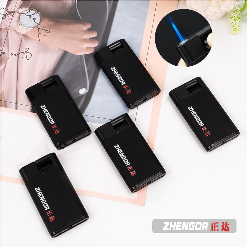 正达ZHENGDA创意打火机防风摇杆蓝焰直冲金属批发商超小店可充气 到手价¥5.88