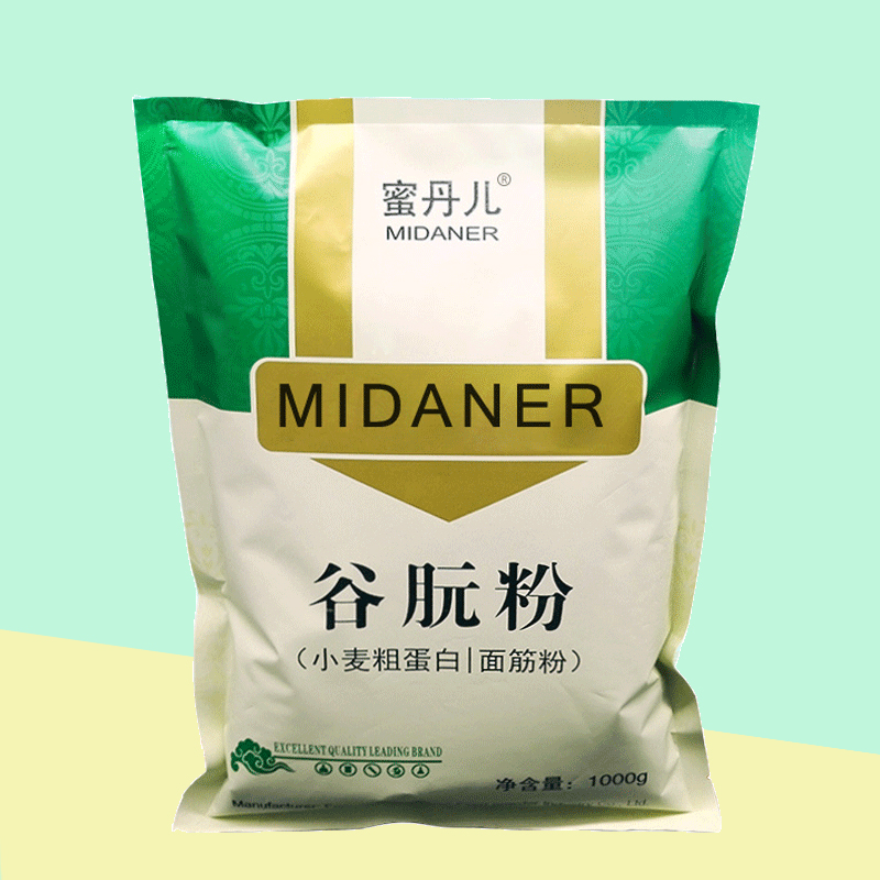 蜜丹儿 谷朊粉 面筋粉 烤麸粉 小麦粗蛋白粉 1kg/袋 做烤面筋 到手价¥26.90